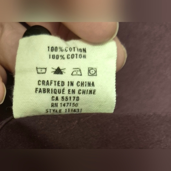 Frank & Oak Purple Casual Button Down Shirt with Modern Aesthetic - Picture 5 of 6